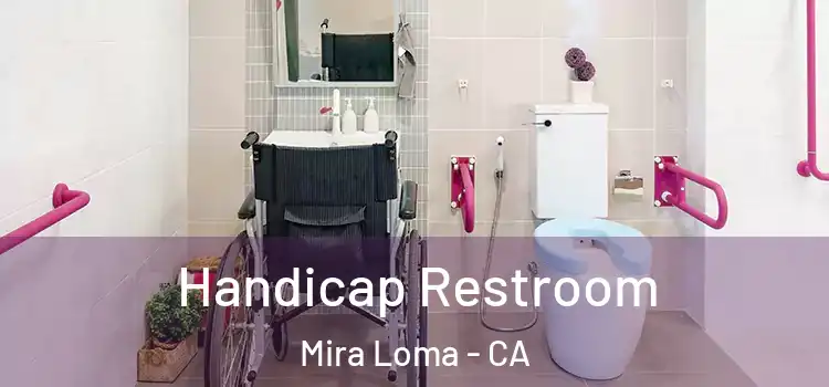 Handicap Restroom Mira Loma - CA