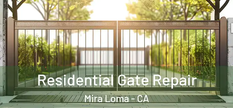 Residential Gate Repair Mira Loma - CA